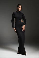mock neckline dress for special occasions