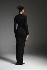 Long sleeve formal dress