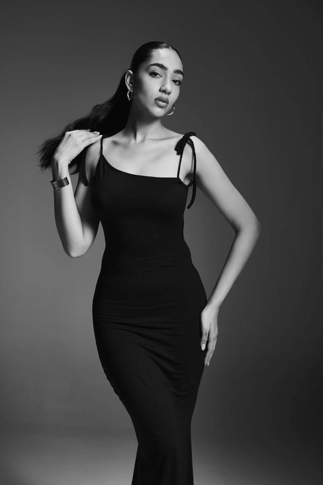 Soft modal cotton lycra dress for comfort