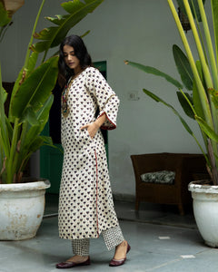 Jalaja Ajrakh Print Pure Cotton Kurta Set