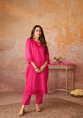 Jaam Silk Chikankari 2PC Kurta Set