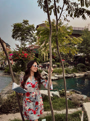 Tropical vacation dress