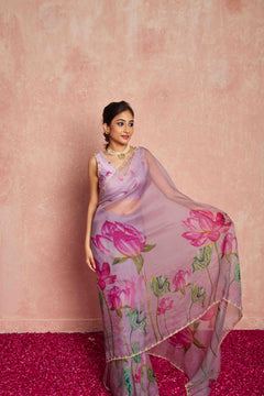 Scallop border saree