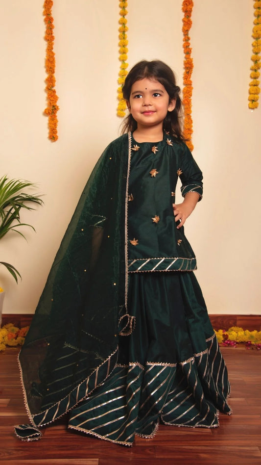Mimosa Green Lehenga Set