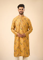 Mustard Elegance Kurta Pajama