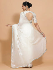 tissue saree for party wear