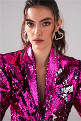 Daring Sweethearts Silver Glass Chain Earrings