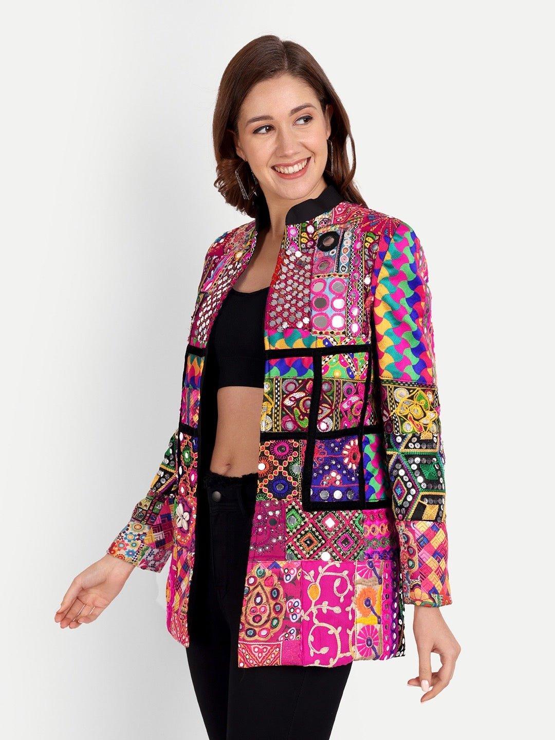 Navratri Designer Ethnic Mirror Work Blazer