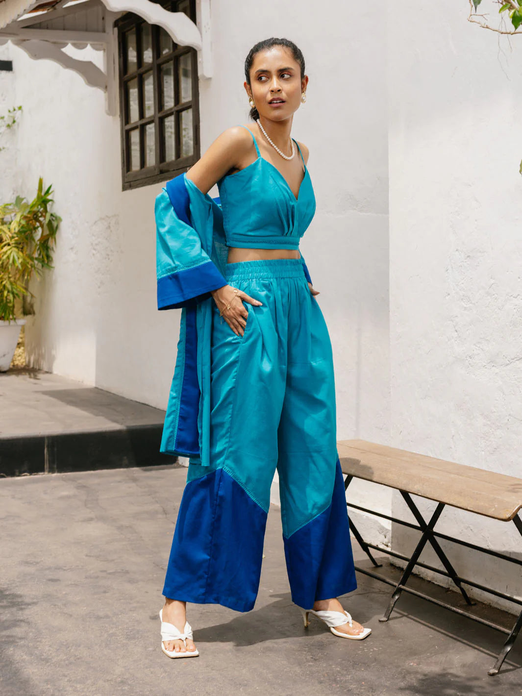 Color-blocked fashion