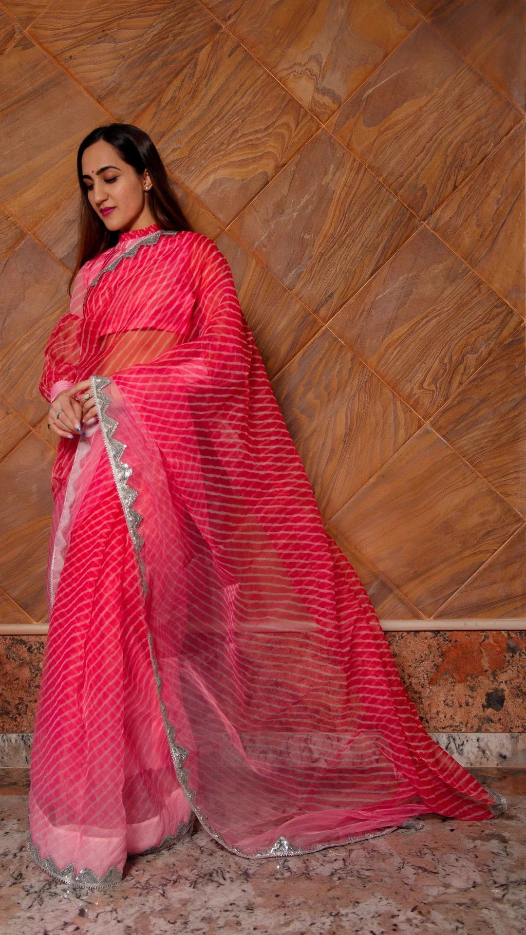 lightweight party saree