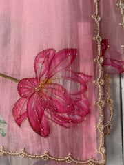 Cut-dana embroidery saree