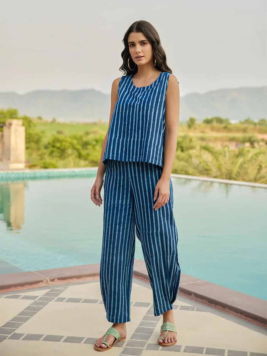 Dabu block print palazzo pants