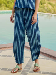 breezy summer asymmetrical top and pant set