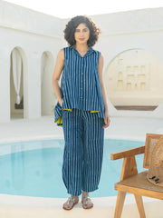 Skye Sleeveless Asymmetrical Top and Pant Set