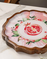 Premium Mango Wood Anaar Serving Platter