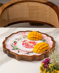 Premium Mango Wood Anaar Serving Platter