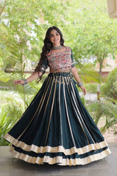 Zariya Noir Garba Lehenga Set