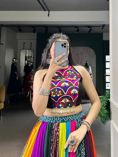 Garba Gulnaar Multi-ColorLehenga Set