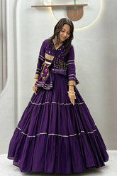 Rangrez Rani Garba Lehenga Set