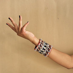 Gujarati Zanzhar Festive Bangle & Bracelet Set