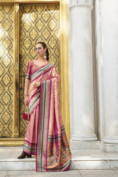 Designer border saree