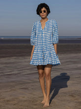 pintuck detail dress