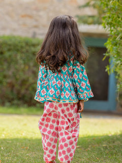 Hand-printed children’s ethnic wear
