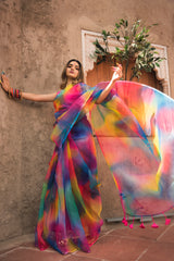 Lightweight saree for festivals
