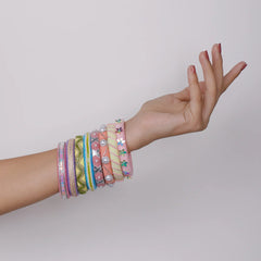 Gujarati Zanzhar Festive Bangle & Bracelet Set