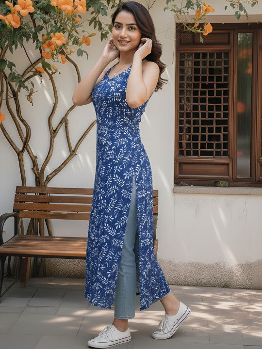 Ruhani Terracotta Printed Kurta