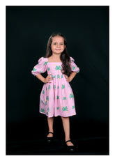 Palm Print Pure Cotton Frock