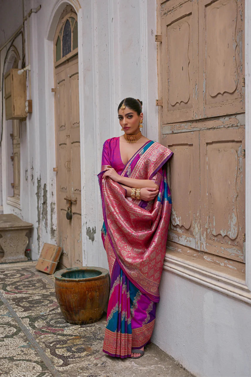 Adjustable waist saree