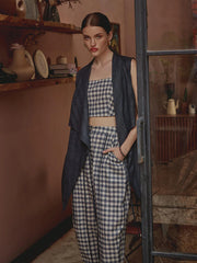 grey checked co-ord set