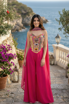 Rani Mirrorwork Jumpsuit Set
