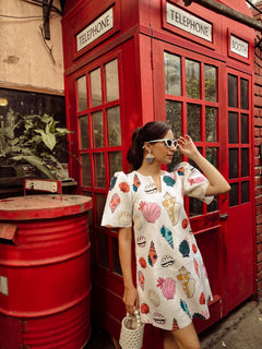 relaxed fit shell dress