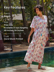 cotton kaftan dress