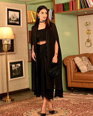 Dhoti-style skirt set