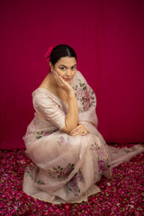 organza saree online