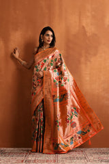 Timeless Gold Paithani Saree