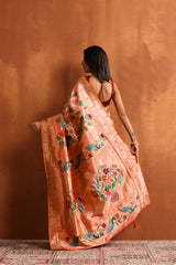 Timeless Gold Paithani Saree