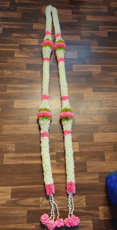 Graceful Beauty in Set of 2 Pink Garlands