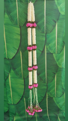 White Lotus Flower Garlands