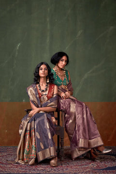 Pre-stitched pleated saree