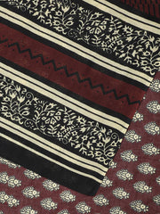 printed cotton saree for office