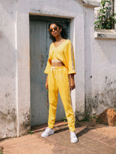 High-waisted co-ord pants