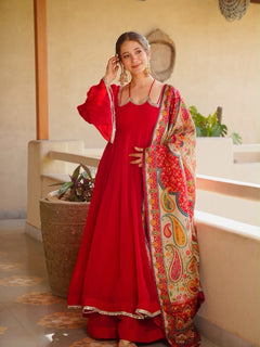 Noor Surkh Meher Anarkali Suit Set