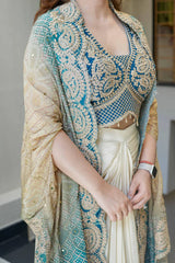 Jashn-E-Husn Cape Set– Wedding Season Special