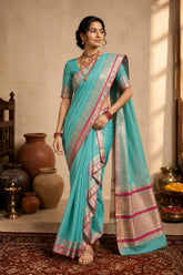 Peshwaii Traditional 9-Yard Nauvari Cotton Saree