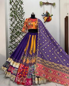 Rajwada Rangoli Mirror Work Lehenga Choli