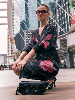 Dolman sleeve dress